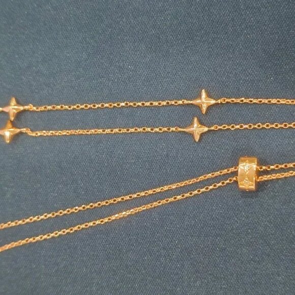 APM Monaco Double Météorites Rose Gold Adjustable Necklace - Picture 5 of 6